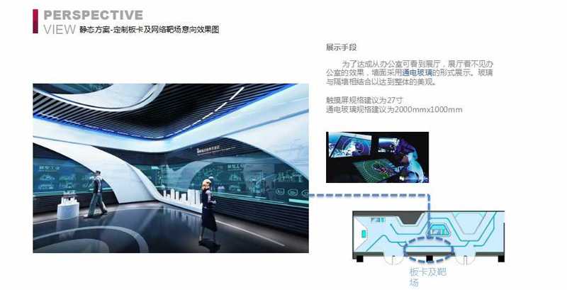 赛凡策划之北京仰联信通技术有限公司展厅概念方案